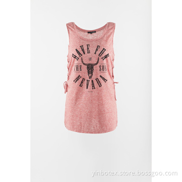 Enkel jersey ärmlös T-shirt
